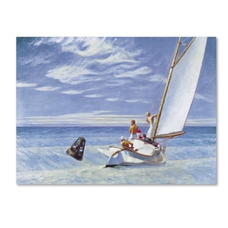Edward Hopper 'Ground Swell' Canvas Art,18x24